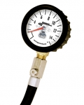 Longacre Standard Tire Gauge 0-15 by 1/4 lb with Ball Chuck